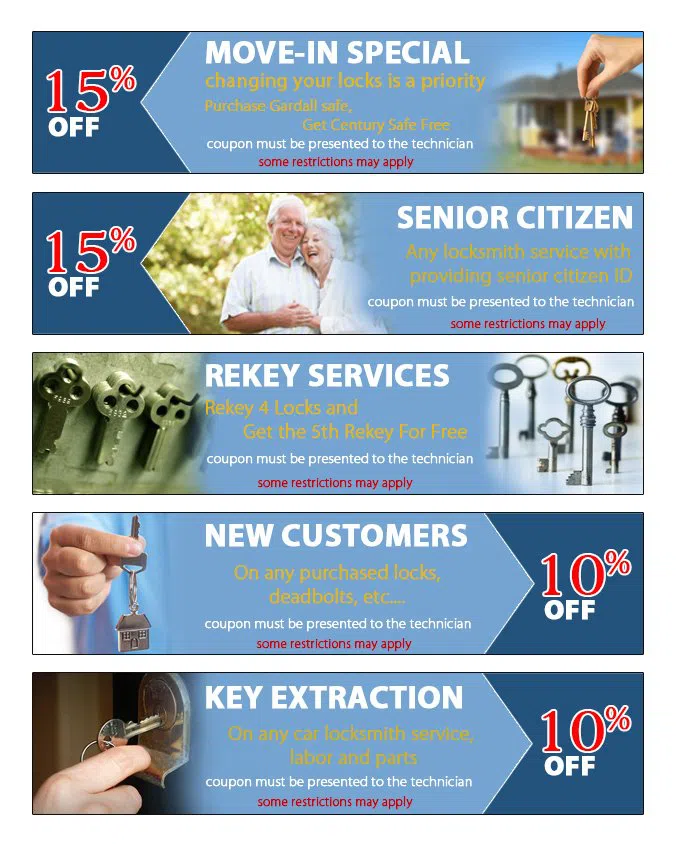 Newton Locksmith Store Newton, MA 617-826-6185 - coupon23-set-five